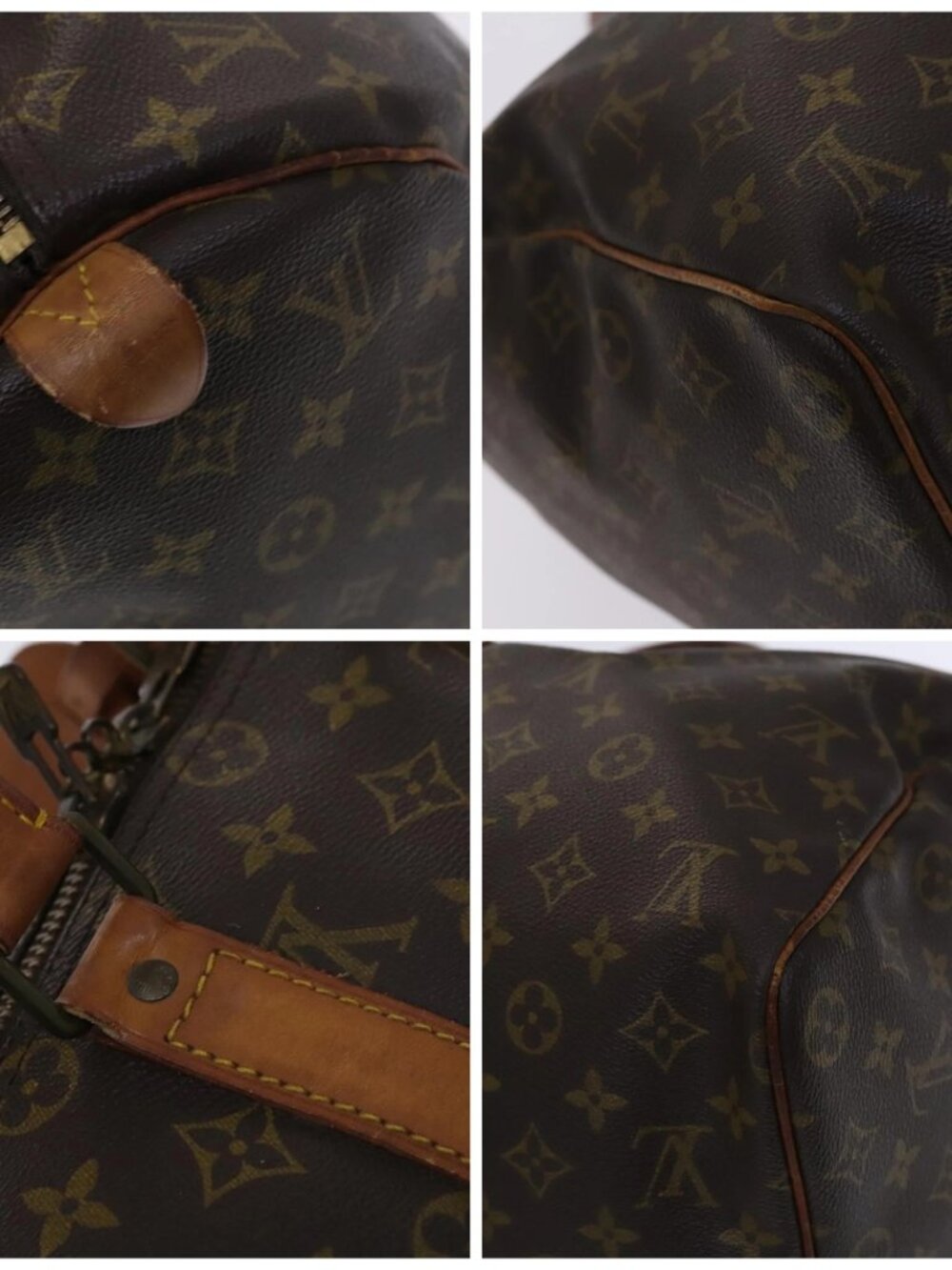 LOUIS VUITTON Monogram Keepall 45 Boston Bag M41428 LV Auth - Picture 13 of 16